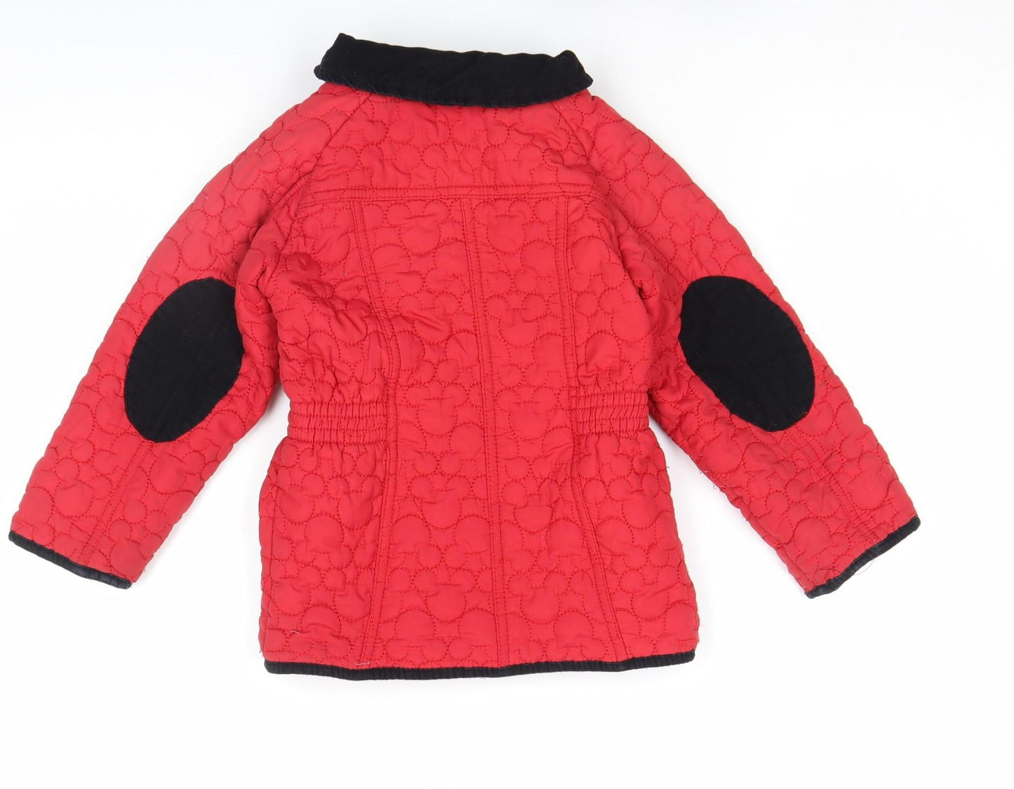 Girls UK Size 4-5 Years Disney Red Quilted Coat