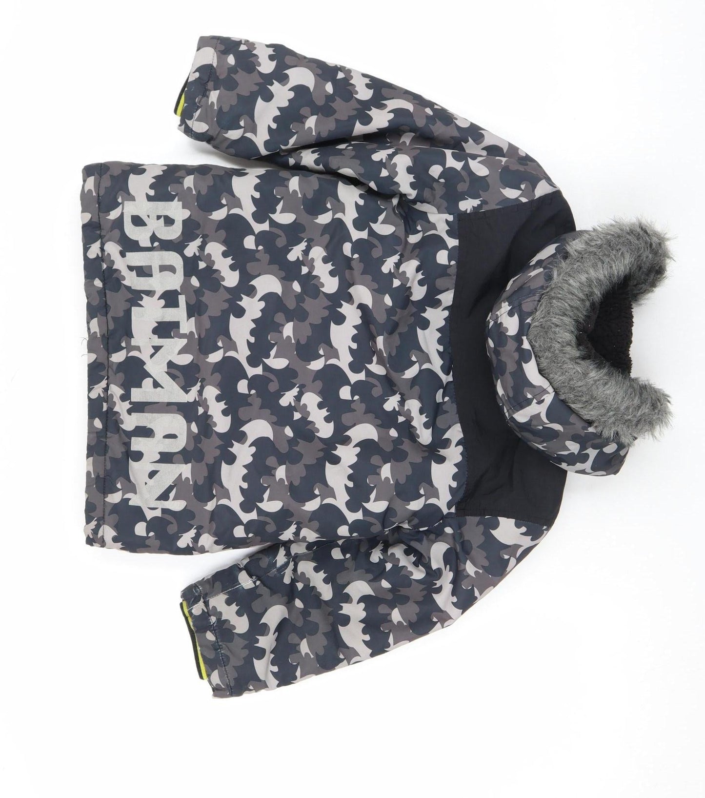 Boys UK Size 5-6 Years George Grey Puffer Jacket