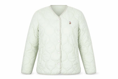 Womens UK Size XS U.S. Polo Assn. Green Quilted Coat