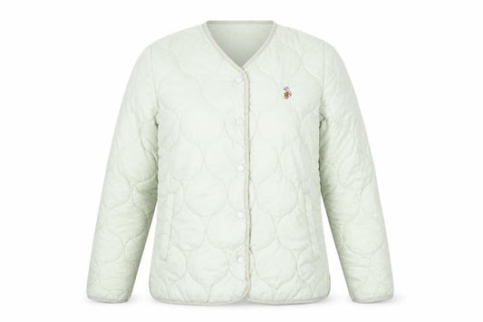 Womens UK Size XS U.S. Polo Assn. Green Quilted Coat
