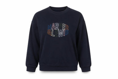 Womens UK Size L Harper & Lewis Blue Basic T-Shirt