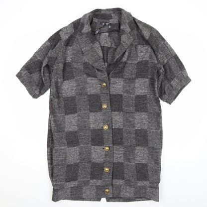 Womens UK Size 10 Oli Fusion by PPQ Grey Basic Jacket