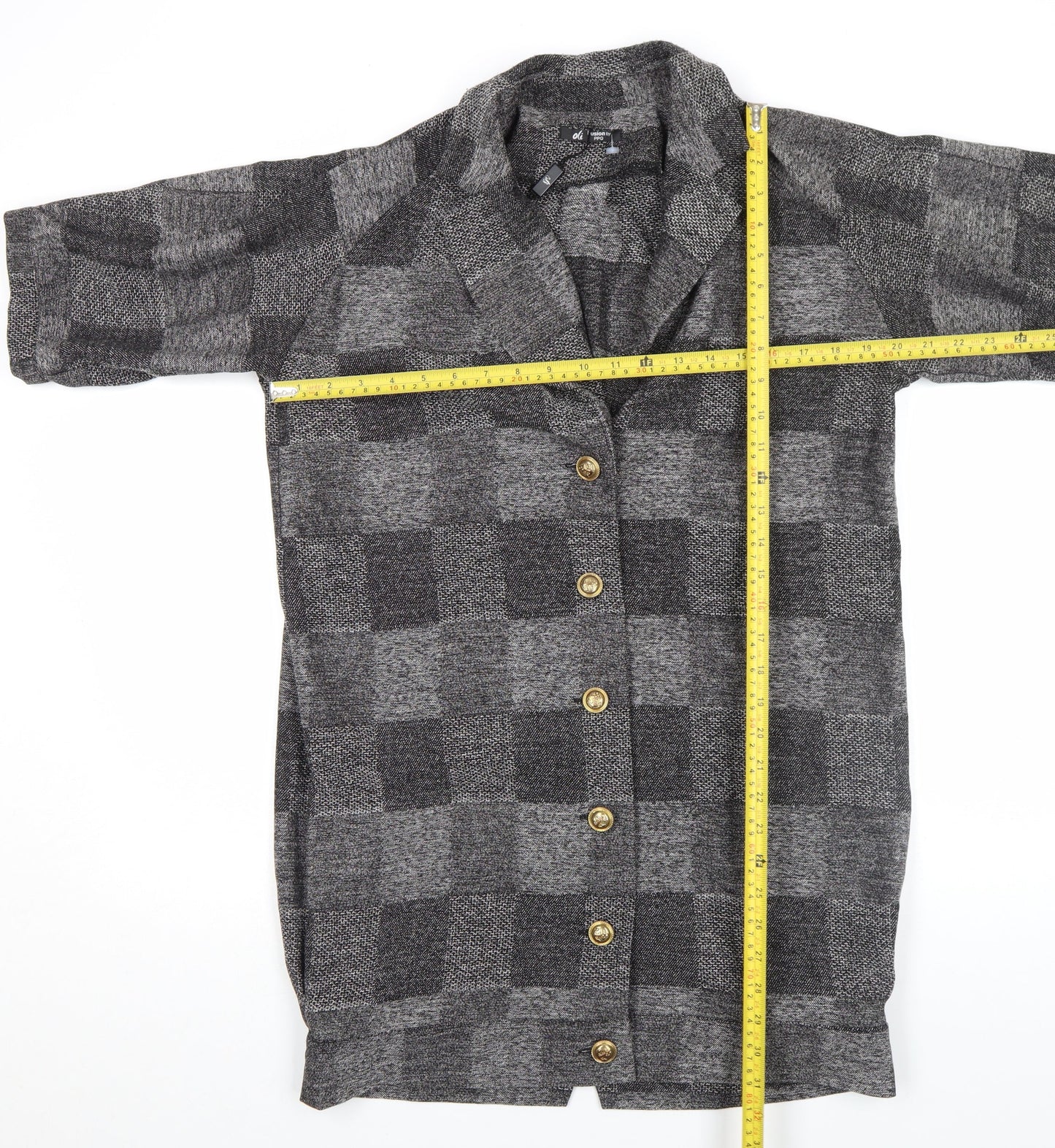 Womens UK Size 10 Oli Fusion by PPQ Grey Basic Jacket