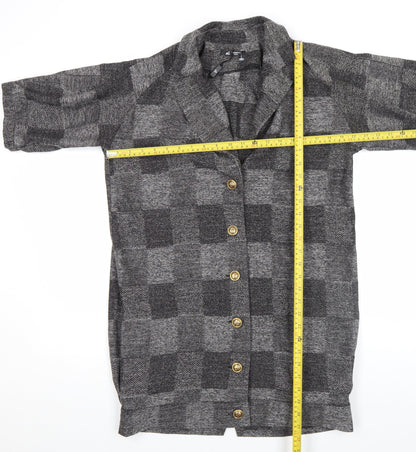 Womens UK Size 10 Oli Fusion by PPQ Grey Basic Jacket