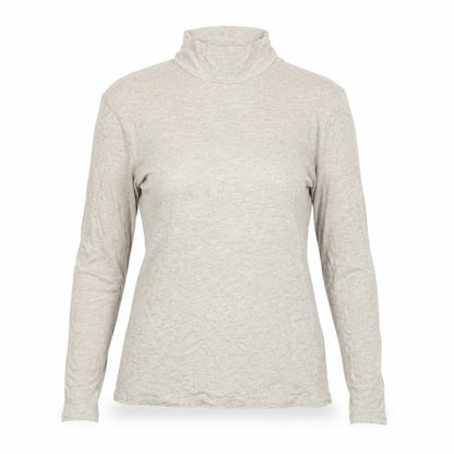 Womens UK Size L MNG Beige Basic T-Shirt