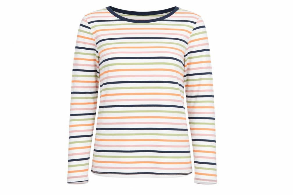 Womens UK Size 6 Marks and Spencer Multicoloured Basic T-Shirt