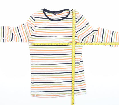 Womens UK Size 6 Marks and Spencer Multicoloured Basic T-Shirt