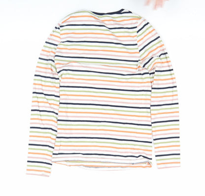Womens UK Size 6 Marks and Spencer Multicoloured Basic T-Shirt