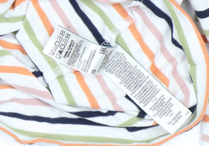 Womens UK Size 6 Marks and Spencer Multicoloured Basic T-Shirt