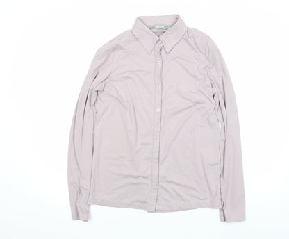 Womens UK Size S Rohan Beige Basic Button-Up