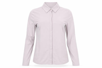Womens UK Size S Rohan Beige Basic Button-Up