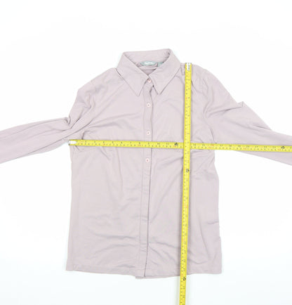 Womens UK Size S Rohan Beige Basic Button-Up