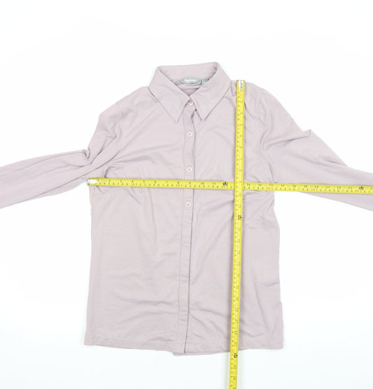 Womens UK Size S Rohan Beige Basic Button-Up