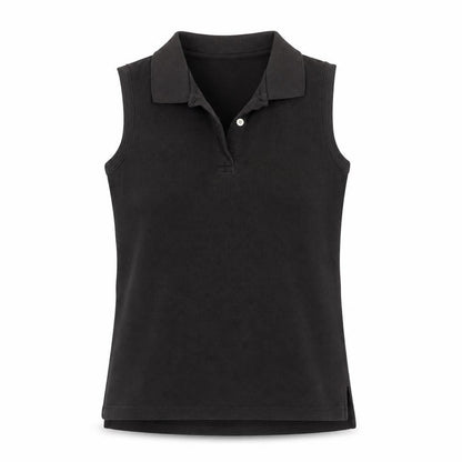 Womens UK Size M J.CREW Black Basic Polo