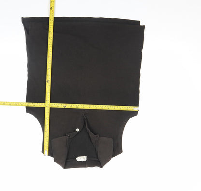 Womens UK Size M J.CREW Black Basic Polo