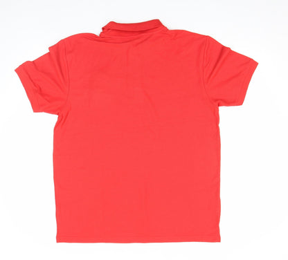 Mens UK Size XL Fruit of the Loom Cotton Blend Polo Shirt