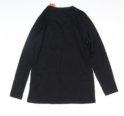Girls UK Size 12-13 Years Primark Black Pullover T-Shirt
