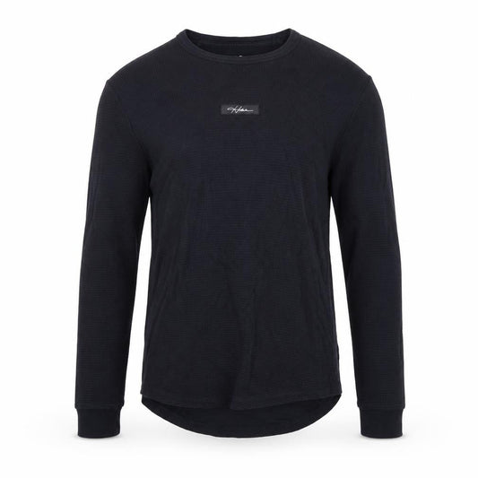 Hollister Men's Black Long Sleeve Crew Neck Casual Top Size S