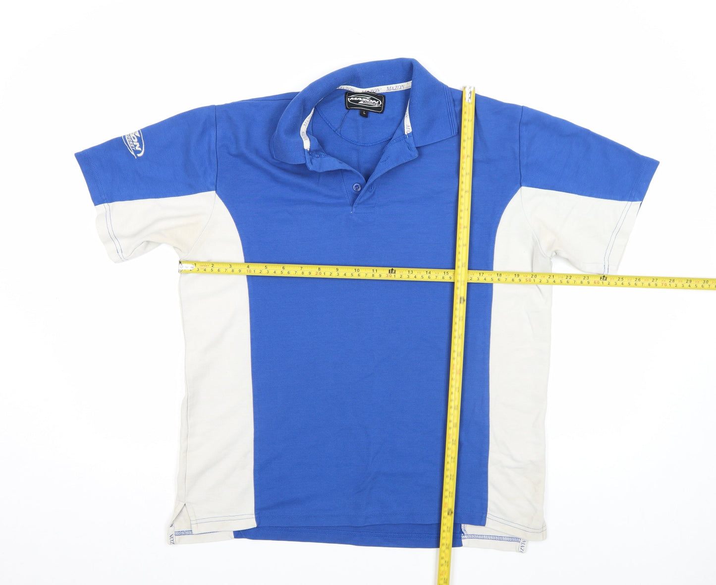 Mens UK Size L Mazon Cotton Polo Shirt