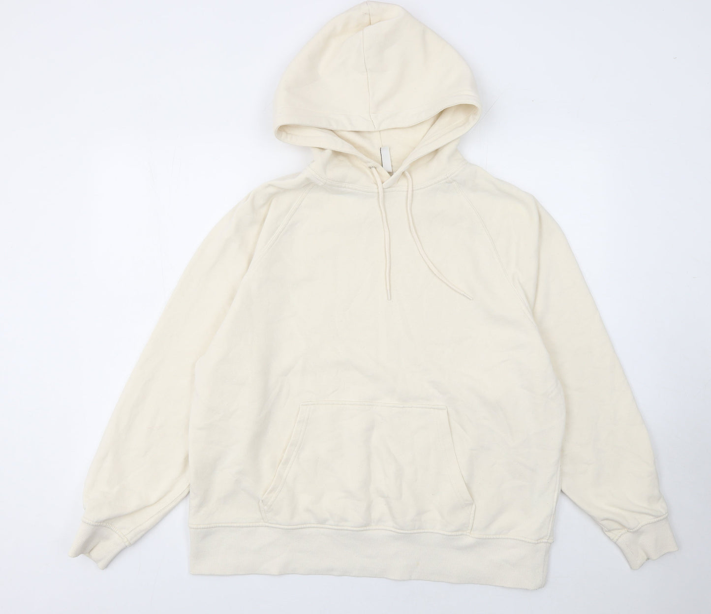 Womens UK Size 14 H&M Ivory Pullover Hoodie