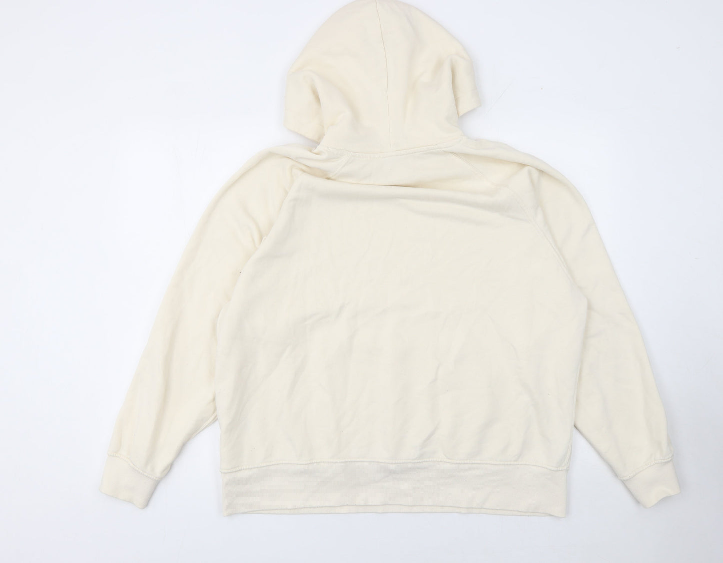Womens UK Size 14 H&M Ivory Pullover Hoodie