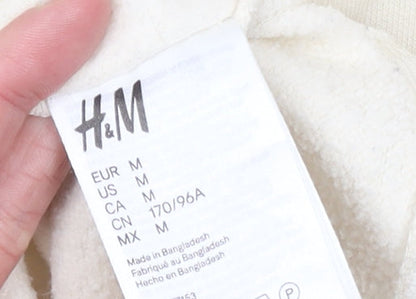 Womens UK Size 14 H&M Ivory Pullover Hoodie