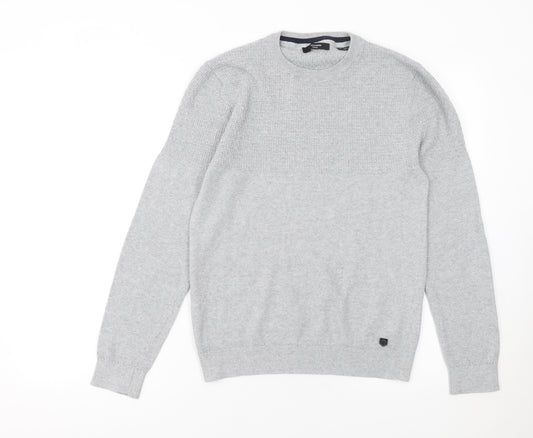 Mens UK Size S JACK & JONES Grey Pullover Jumper