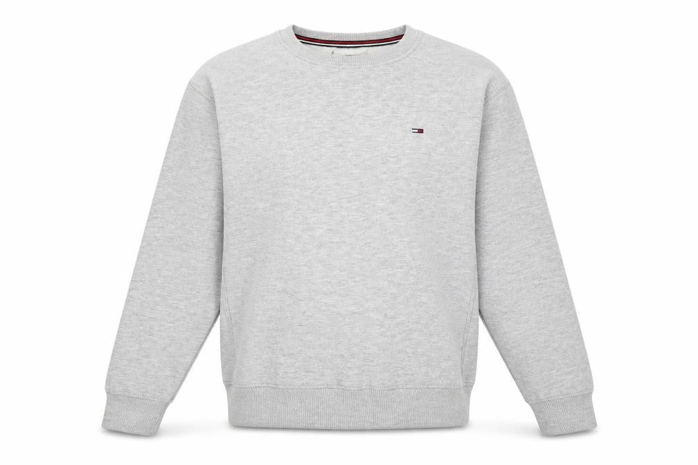 Mens UK Size S Tommy Jeans Grey Pullover Sweatshirt