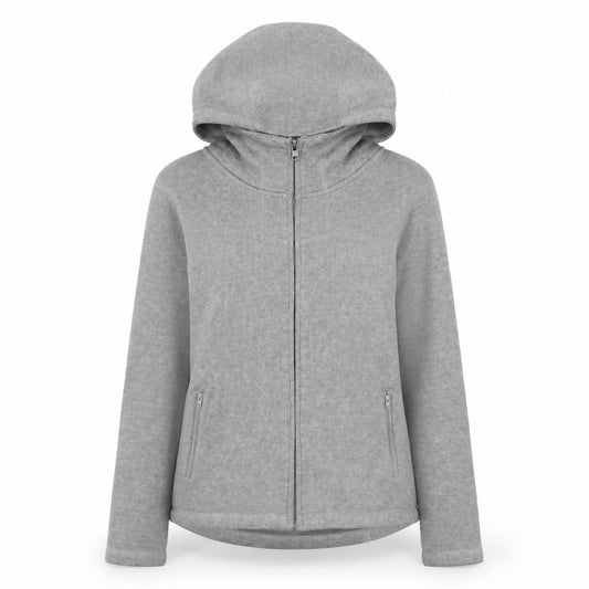 Womens UK Size M Brave Soul Grey Full Zip Hoodie
