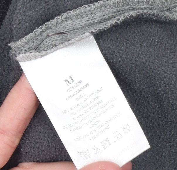Womens UK Size M Brave Soul Grey Full Zip Hoodie