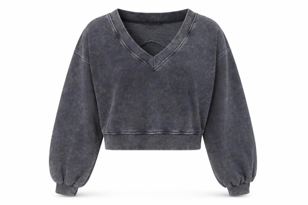 Womens UK Size 10 Missguided Grey Pullover Sweatshirt