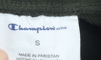Mens UK Size S Champion Regular Fit Jogger Green Trousers