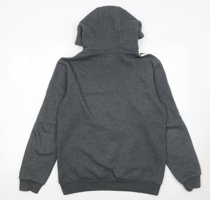 Mens UK Size S adidas Grey 1/2 Zip Hoodie