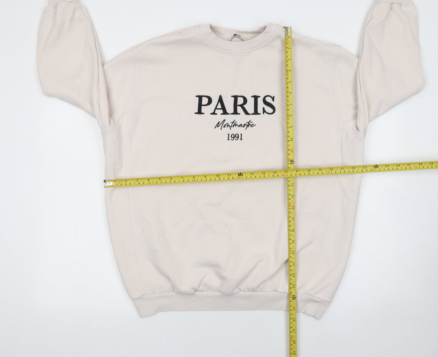 Womens UK Size S George Beige Pullover Sweatshirt