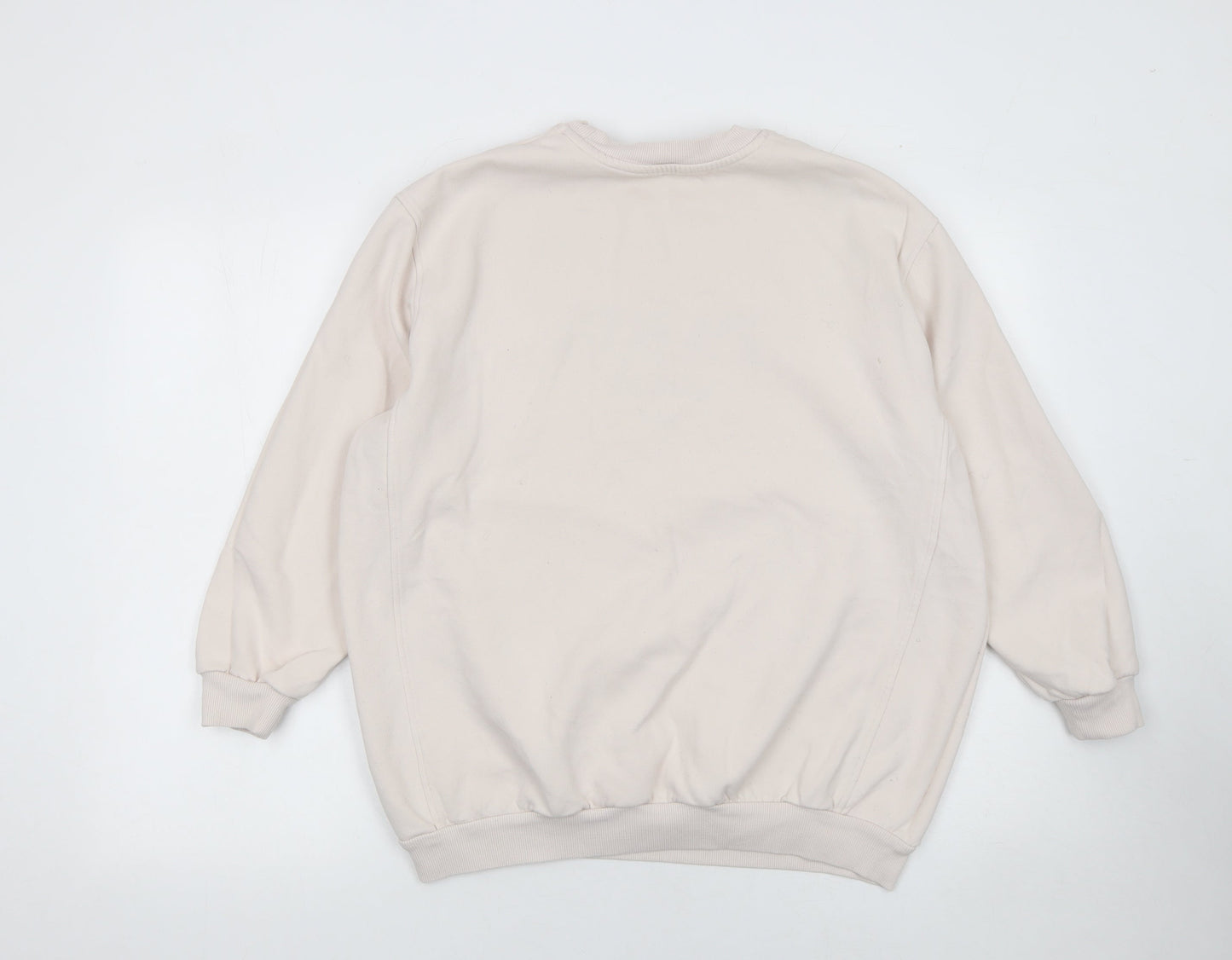 Womens UK Size S George Beige Pullover Sweatshirt