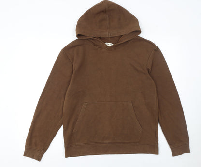 Girls UK Size 14 Years H&M Brown Pullover Hoodie