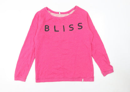 Womens UK Size L O'Neill Pink Pullover Sweatshirt
