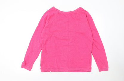 Womens UK Size L O'Neill Pink Pullover Sweatshirt