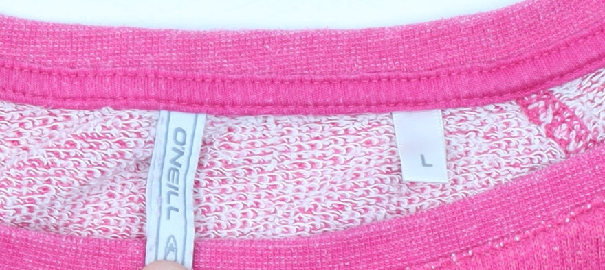 Womens UK Size L O'Neill Pink Pullover Sweatshirt