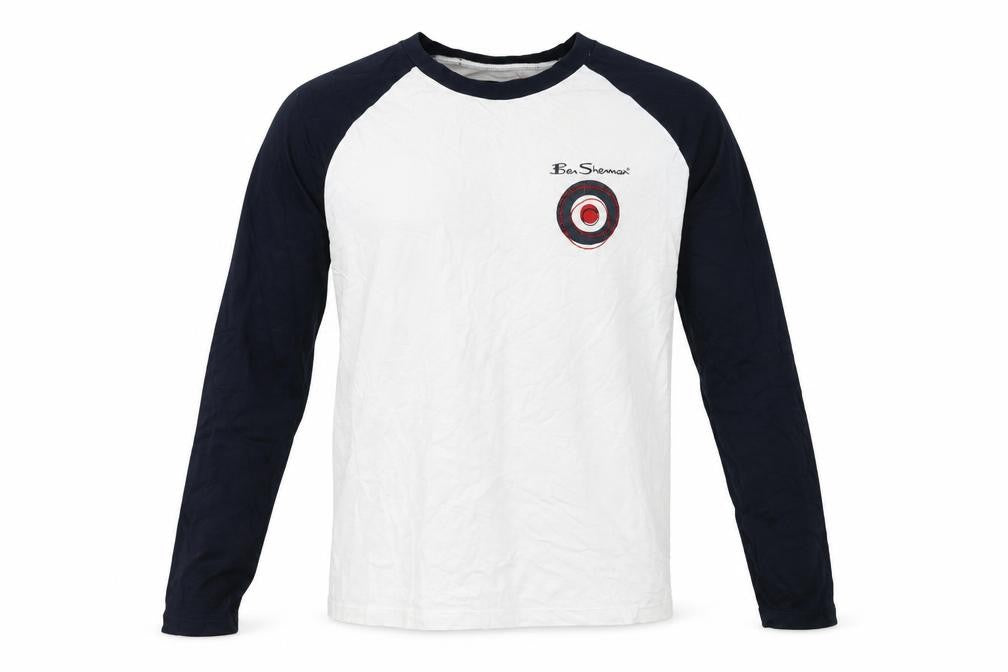 Boys UK Size 15-16 Years Ben Sherman White Ringer T-Shirt