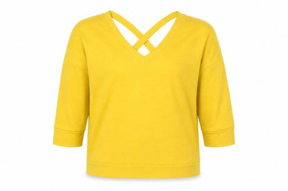 Womens UK Size 10 River Island Yellow Pullover Jumper
