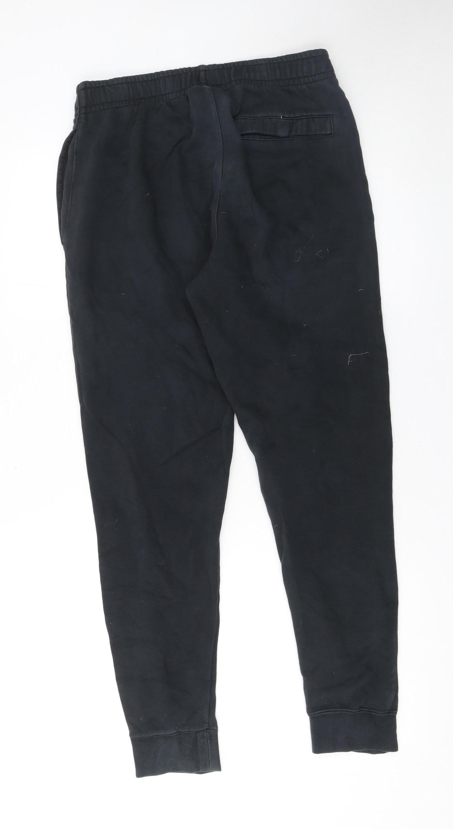 Mens UK Size S Nike Regular Fit Jogger Black Trousers