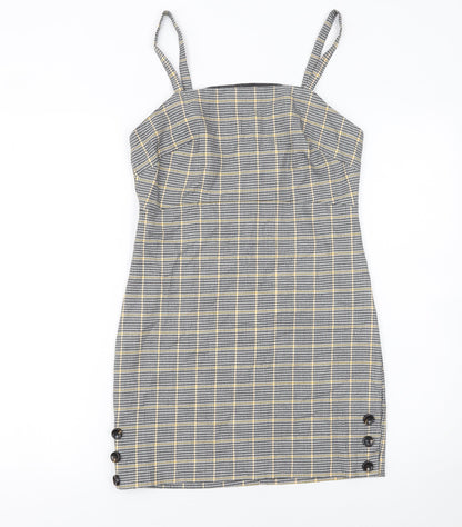 Womens UK Size 8 Miss Selfridge Pinafore/Dungaree Dress