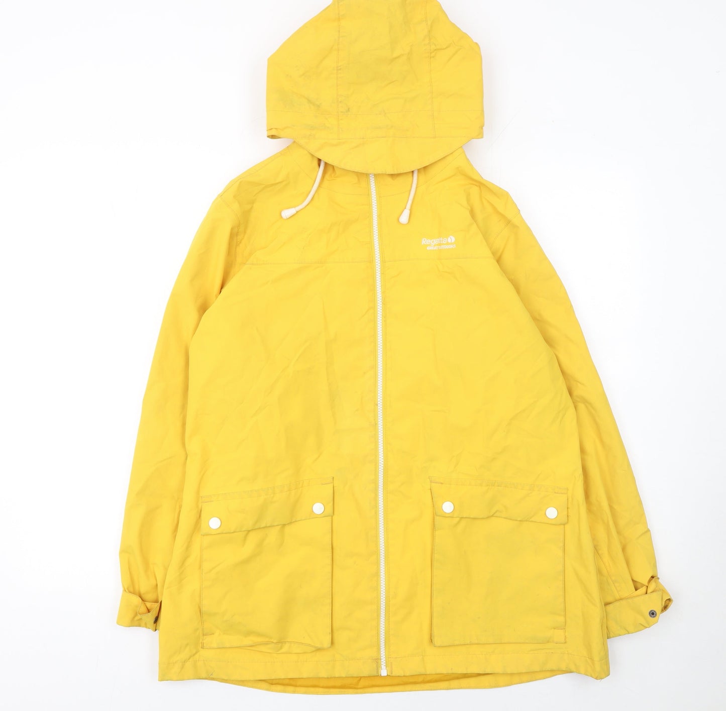 Womens UK Size 14 Regatta Yellow Rain Coat