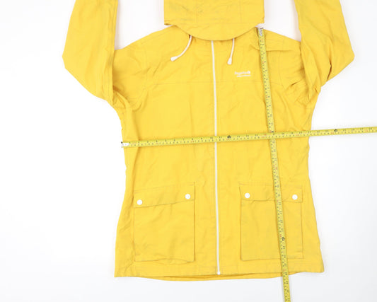 Womens UK Size 14 Regatta Yellow Rain Coat