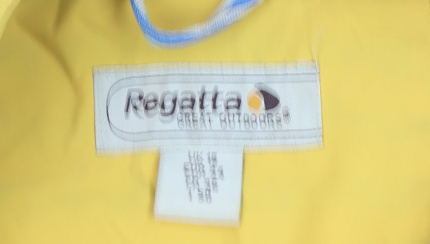 Womens UK Size 14 Regatta Yellow Rain Coat