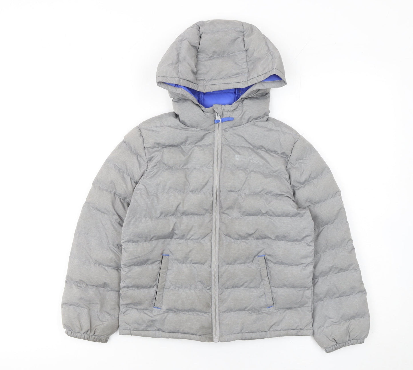 Boys UK Size 5-6 Years Mountain Warehouse Grey Puffer Jacket