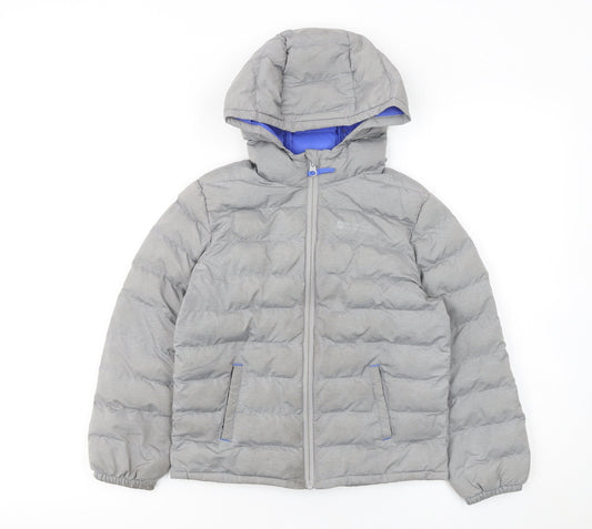 Boys UK Size 5-6 Years Mountain Warehouse Grey Puffer Jacket