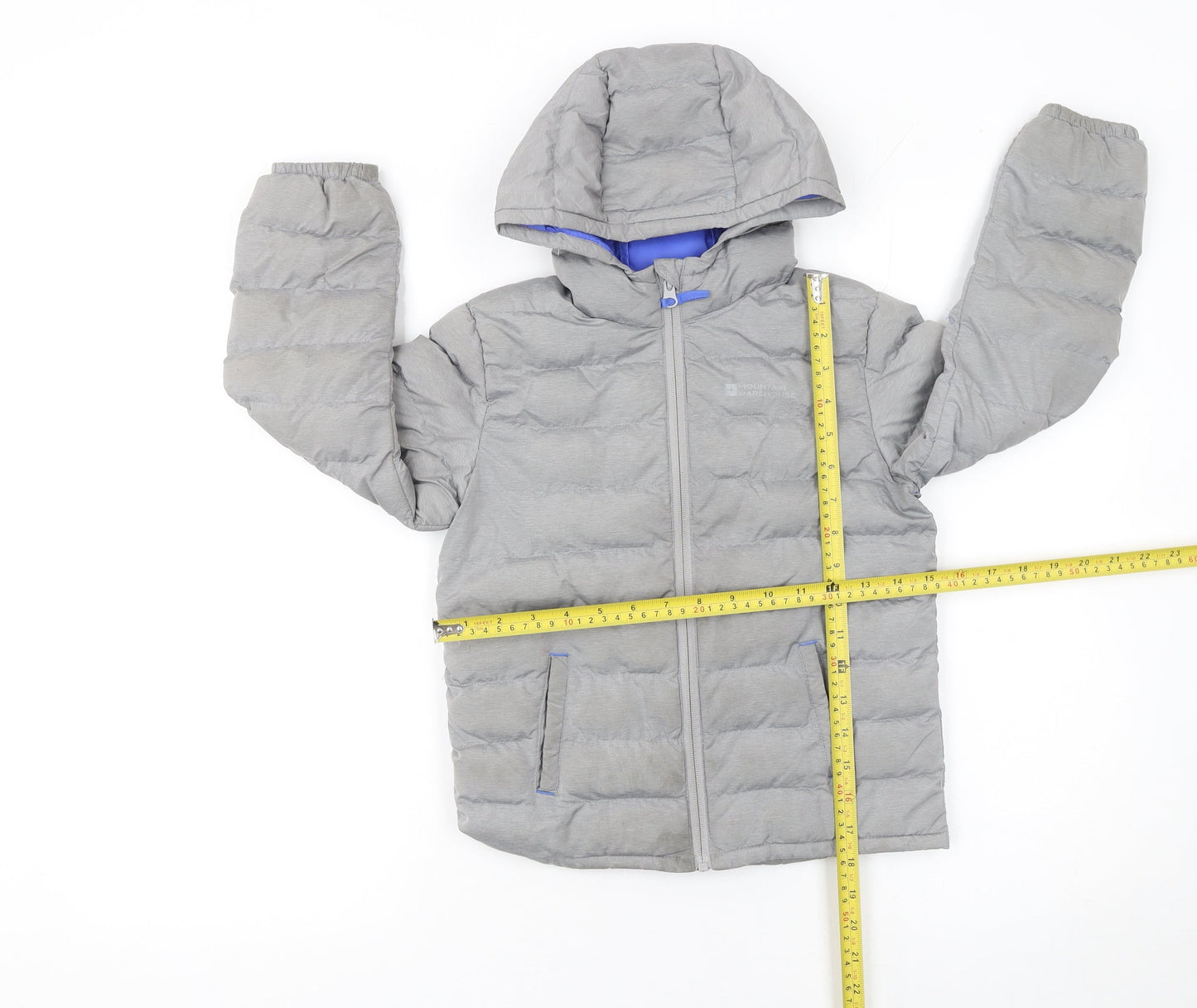 Boys UK Size 5-6 Years Mountain Warehouse Grey Puffer Jacket