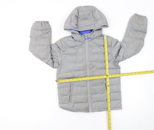 Boys UK Size 5-6 Years Mountain Warehouse Grey Puffer Jacket